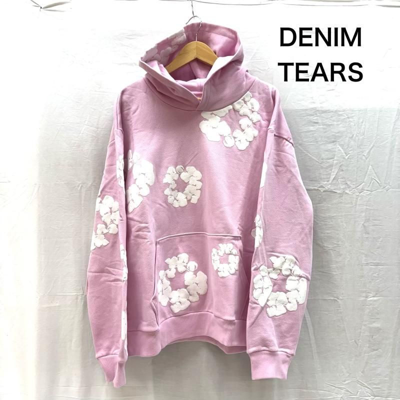 デニムティアーズ Cotton Wreath Hoodie フラワー プリント スウェット プルオーバー パーカ メンズ L ISItems【USED】【古着】【中古】50160181