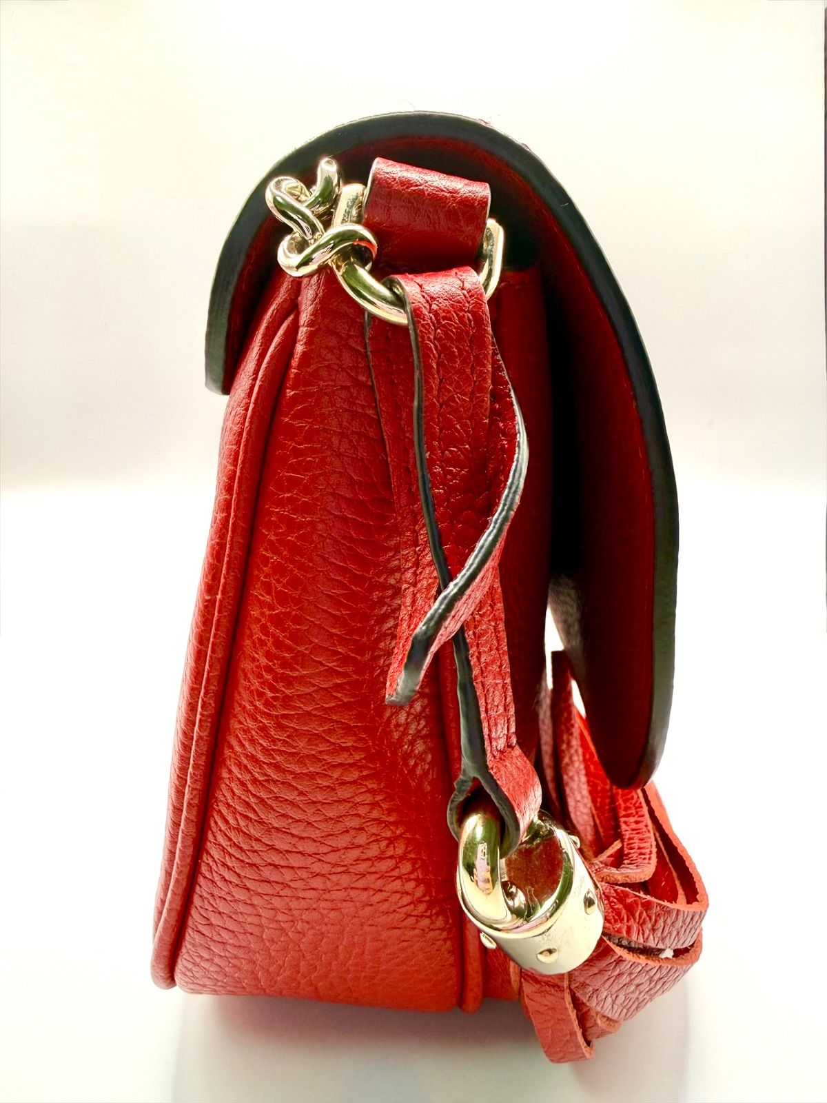 GUCCI グッチ ソーホー チェーンショルダーバッグ 赤 タッセル - メルカリ