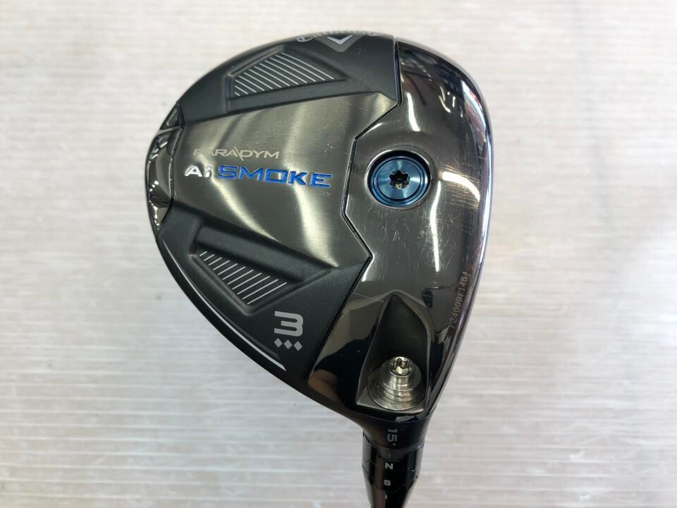 キャロウェイ　PARADYM Ai SMOKE ◆◆◆　15度　24 VENTUS RED 7　Sフレックス　フェアウェイウッド　中古　ゴルフドゥ！NEXT昭島武蔵野店【最短即日発送】