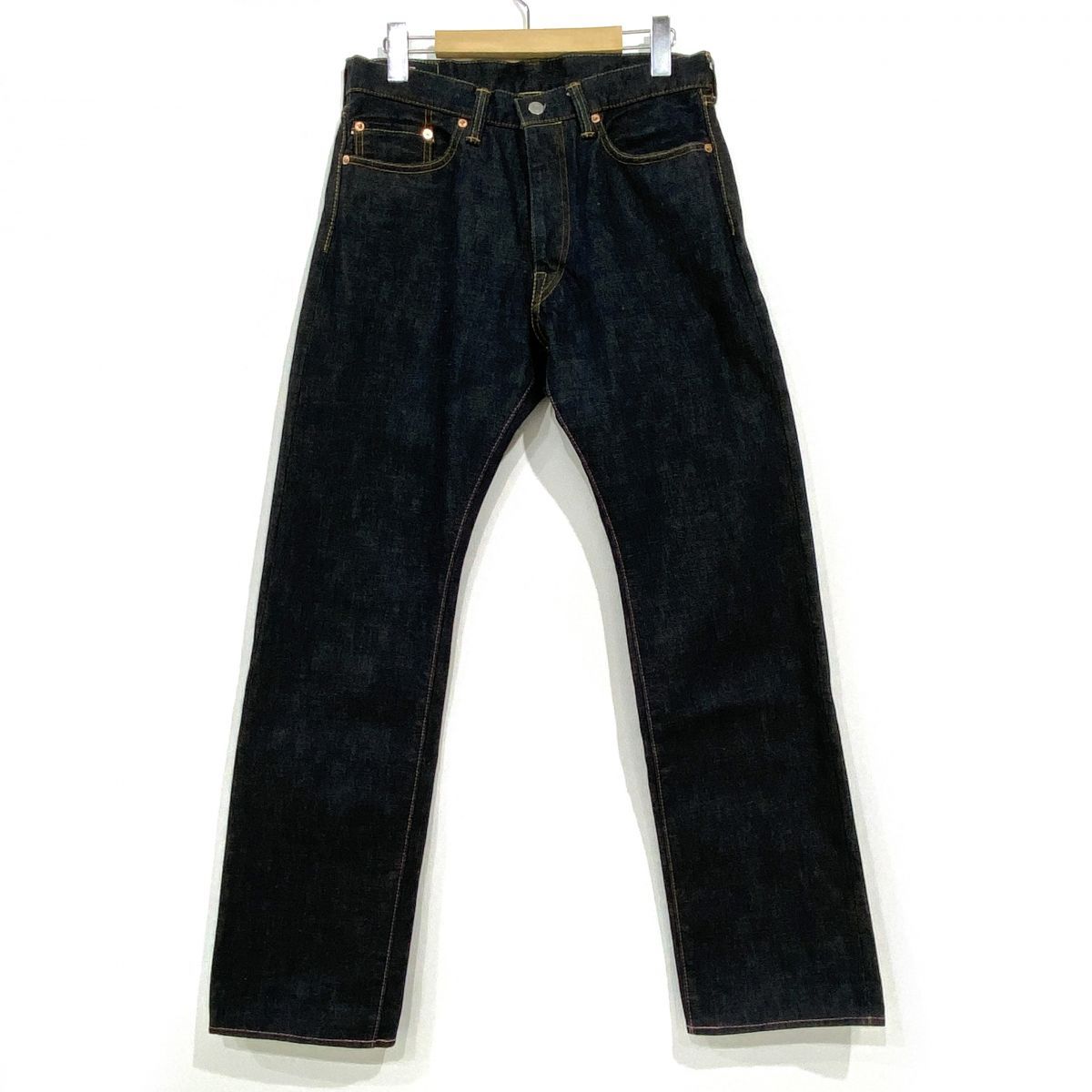 桃太郎ジーンズ 15.7oz SHUTSUJIN Slim Straight デニムパンツ 0206SPZ サイズ31×35 ※中古