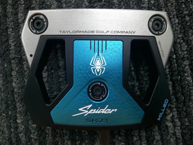 中古 パター テーラーメイド SPIDER 5K-ZT/KBS CT Putter 120 Stepless Black[34]//2.5[3034]■博多