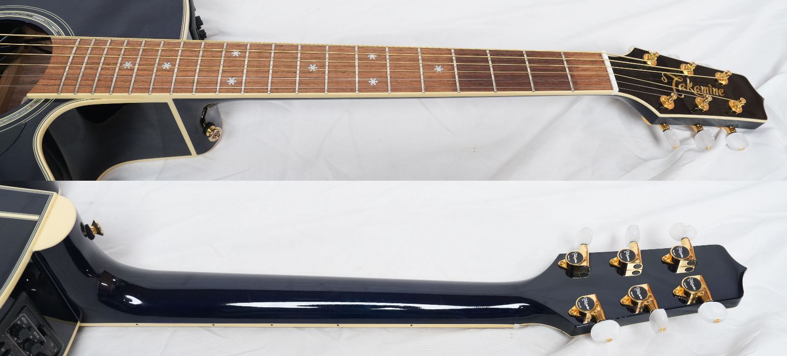☆TAKAMINE DMP552C DBS エレアコ 美品 ハードケース付 ブルーサン