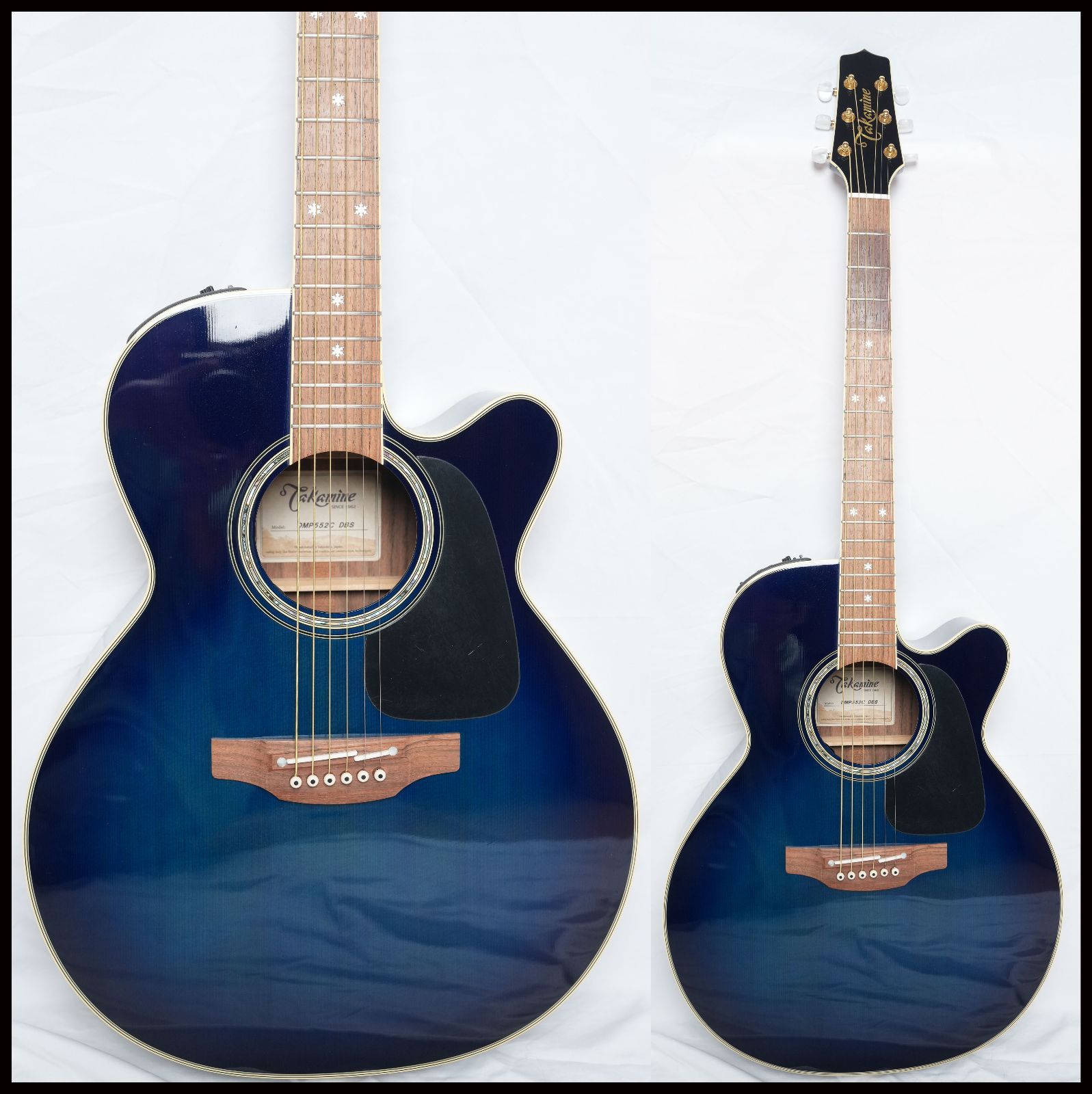 ★TAKAMINE DMP552C DBS エレアコ 美品 ハードケース付 ブルーサンバースト★