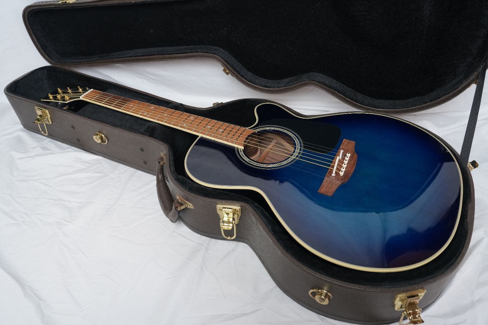 ☆TAKAMINE DMP552C DBS エレアコ 美品 ハードケース付 ブルーサン