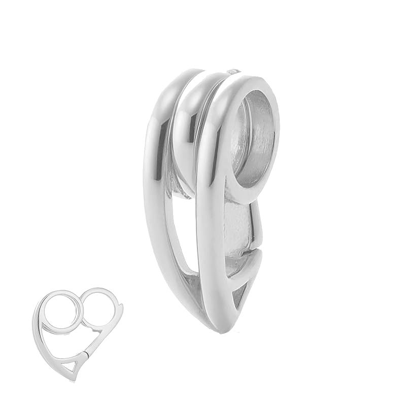 [ハートリンク] Heart Link SILVER925 リングホルダー プラチナコーティング 10倍厚仕上げ