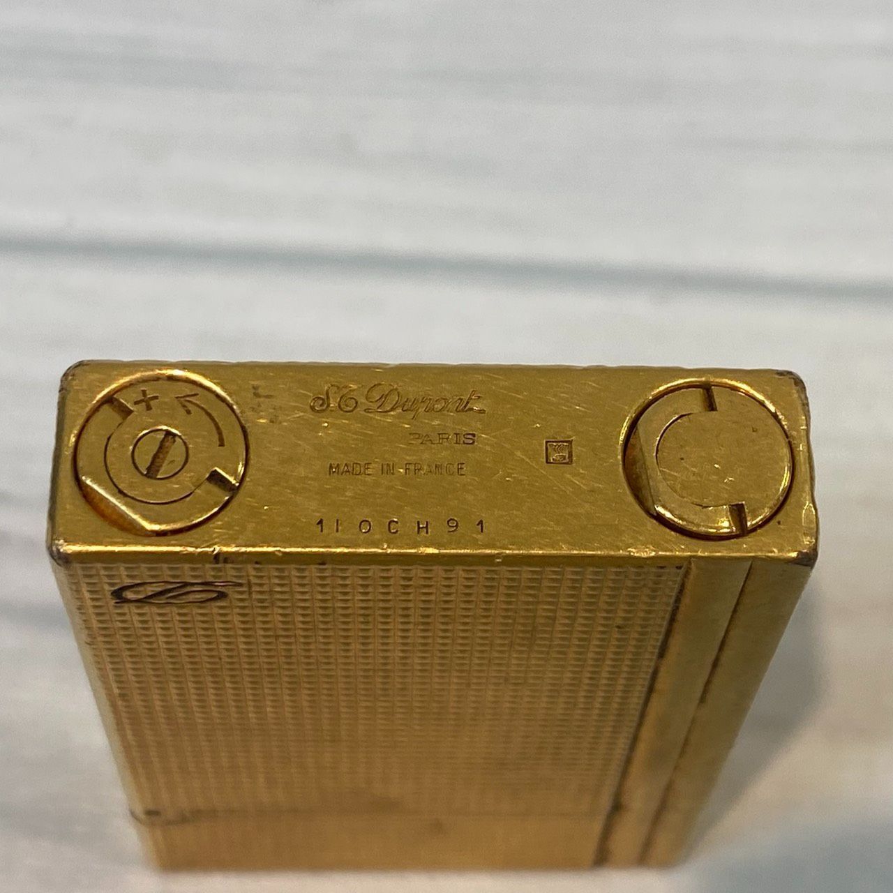 塩】火花OK S.T. Dupont デュポン Gatsby ギャツビー GOLD ゴールド 