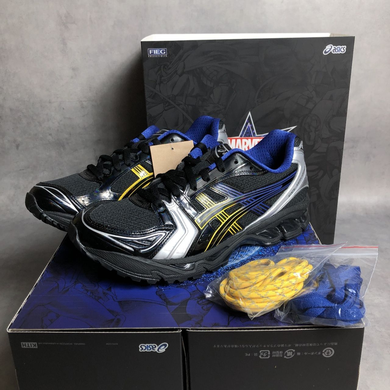 カウアンさん専用商品 PQ414◇KITH / asics : MARVEL vs. CAPCOM Gel-Kayano 14 Wolverine