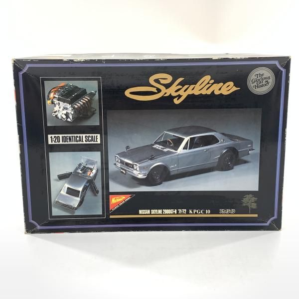【中古】ｸﾙﾏ）箱痛み)1/20 日産 スカイライン 2000GT-R '71-'72 KPGC10[10][240010522430]