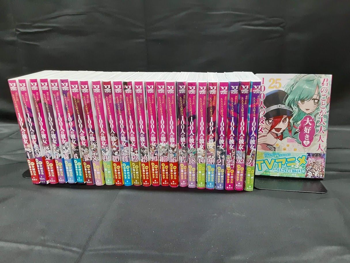 君のことが大大大大大好きな100人の彼女 1~25セット