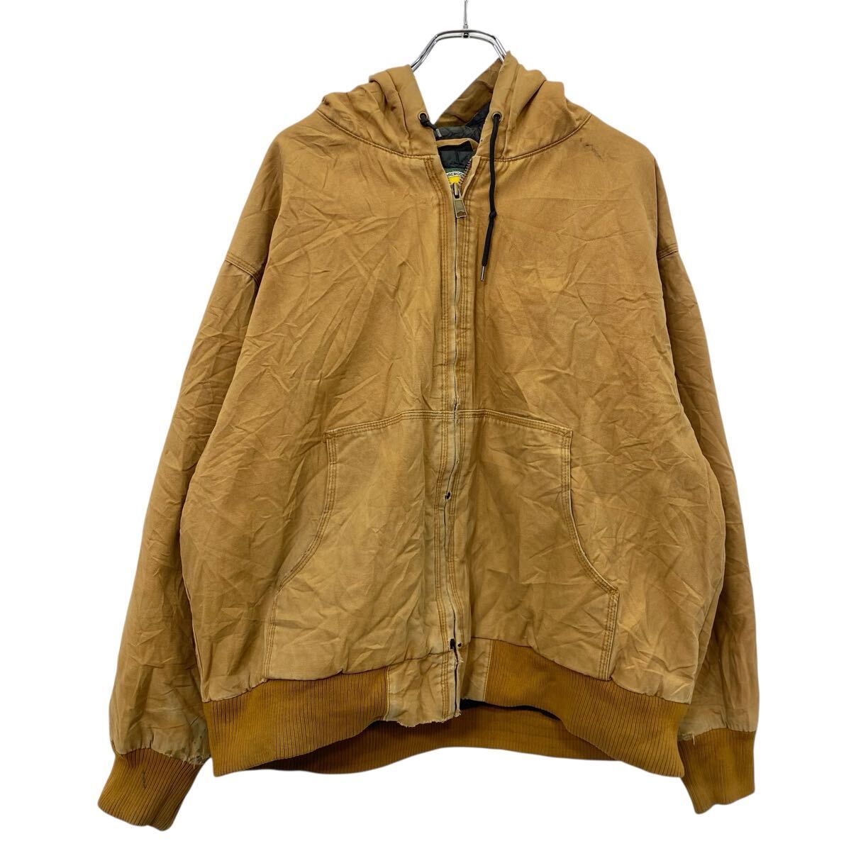 00s Cabela's ダックジャケット XL ベージュ カベラス アクティブジャケット ダック地 ジップアップ ワーク グットボロ 冬物 a801-5922