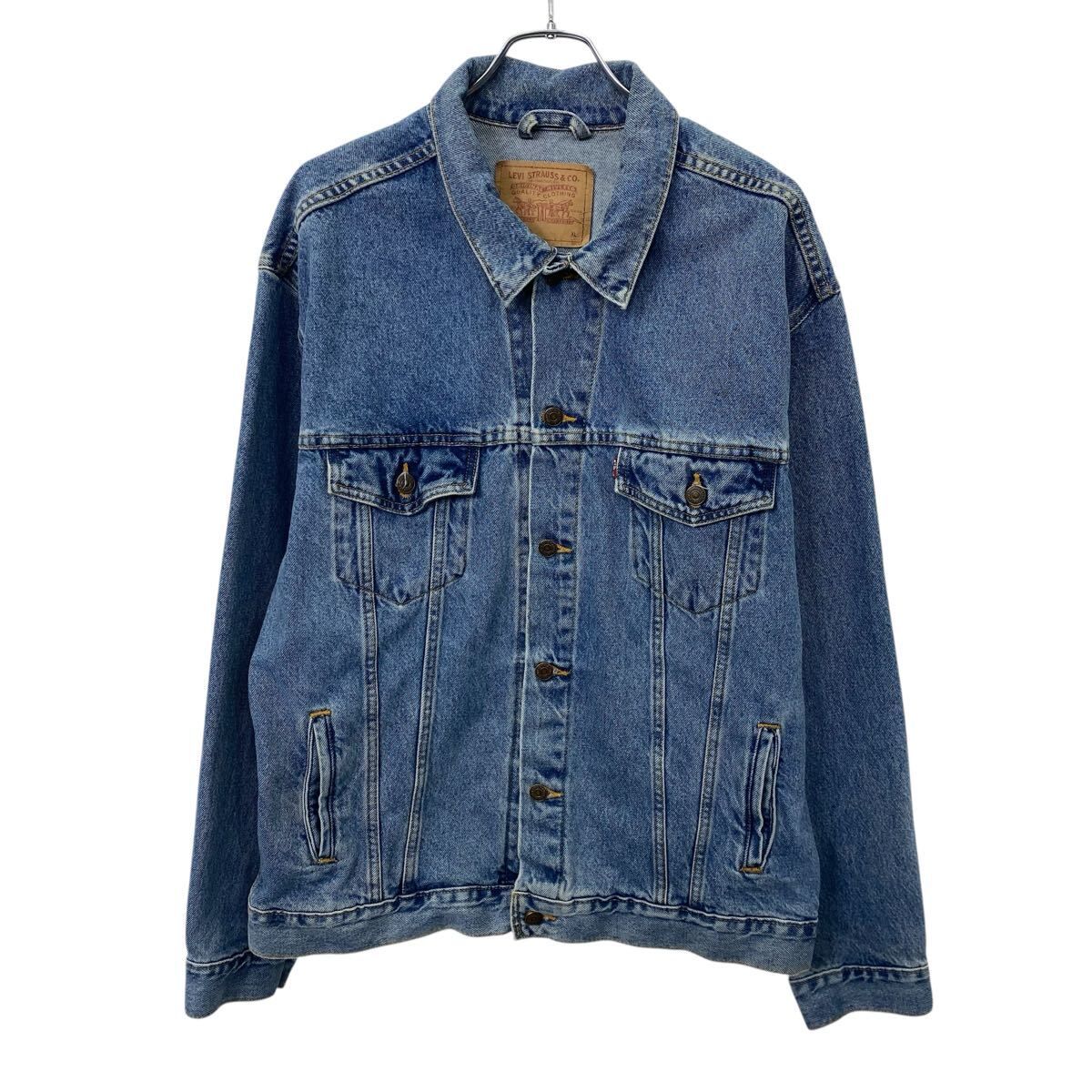 00s USA製 Levi's 70507 デニムジャケット XL ブルー リーバイス ボタン デカパッチ 01年製 紙タグ リラックストラッカー 春秋物 a803-5098 16,474円