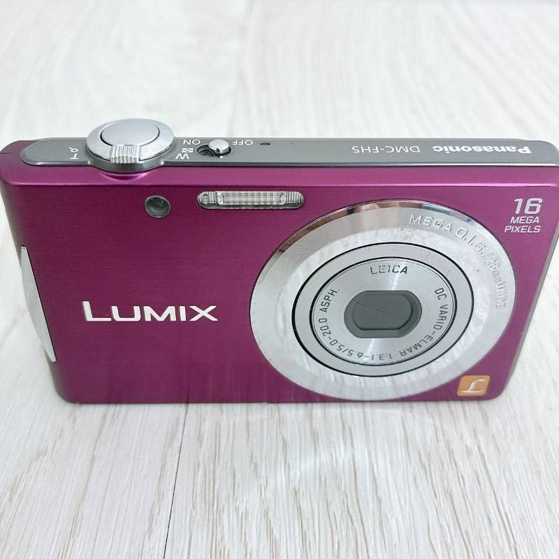 カメラ Panasonic LUMIX デジタルカメラ DMC-FH5 パープル