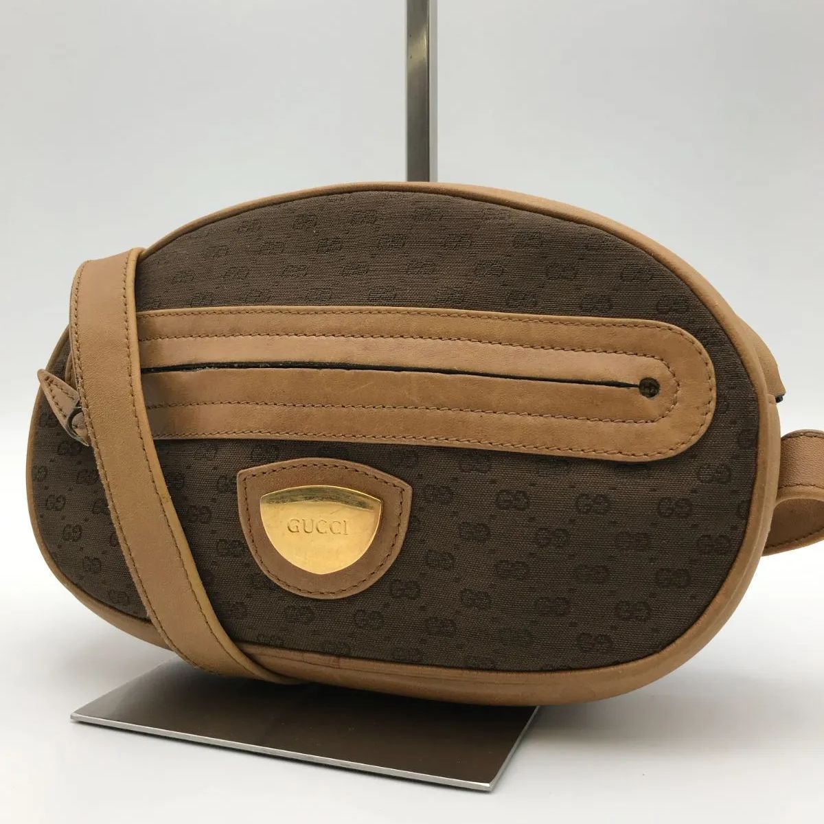 GUCCI オールドグッチ ショルダーバッグ ミニバッグ マイクロGG