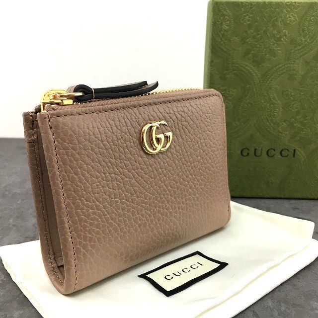 未使用品 GUCCI GGマーモント コンパクトウォレット 644406 箱付き 51