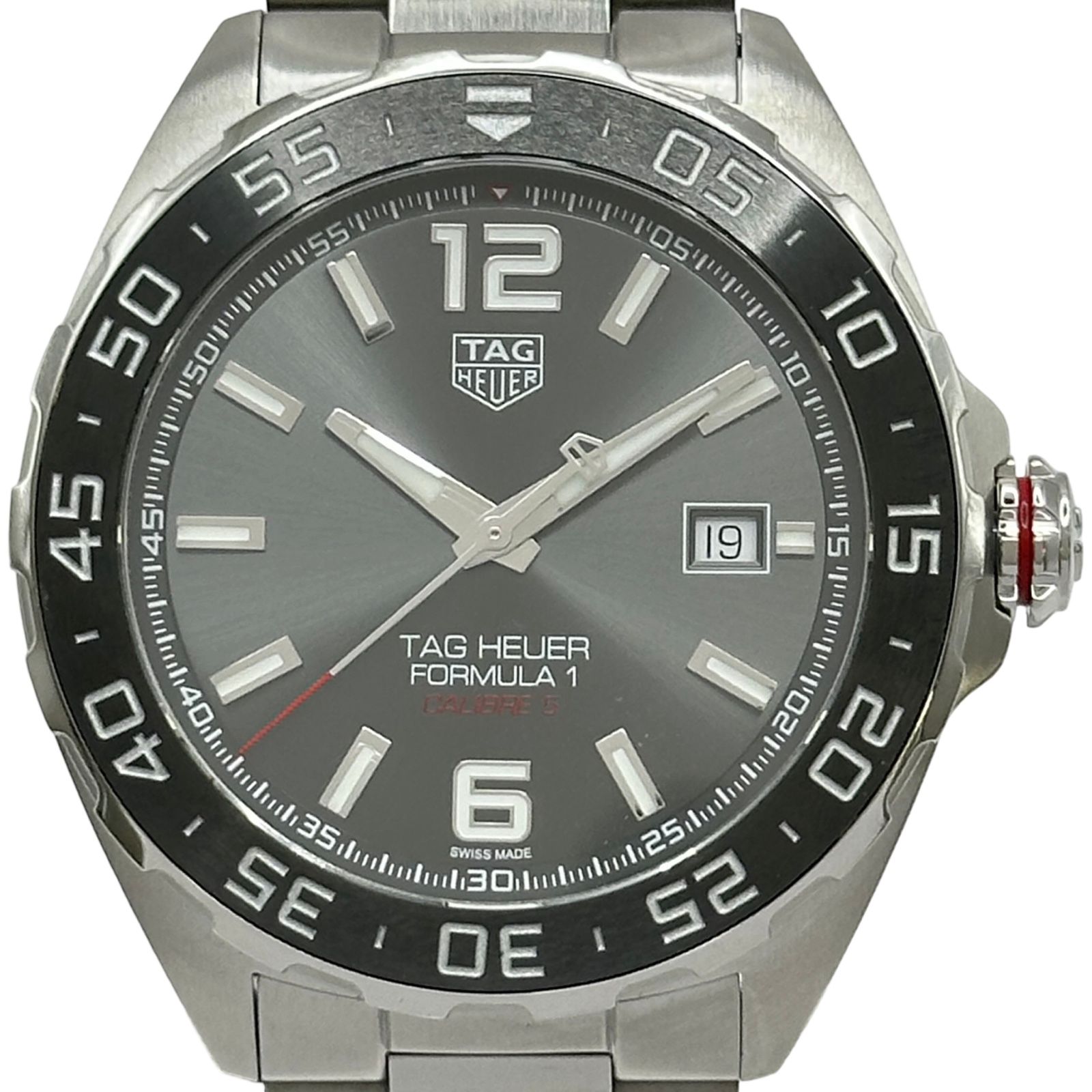タグ・ホイヤー TAG HEUER フォーミュラー1 キャリバー5 WAZ2011.BA0842 シルバー ステンレススチール 自動巻き メンズ 腕時計