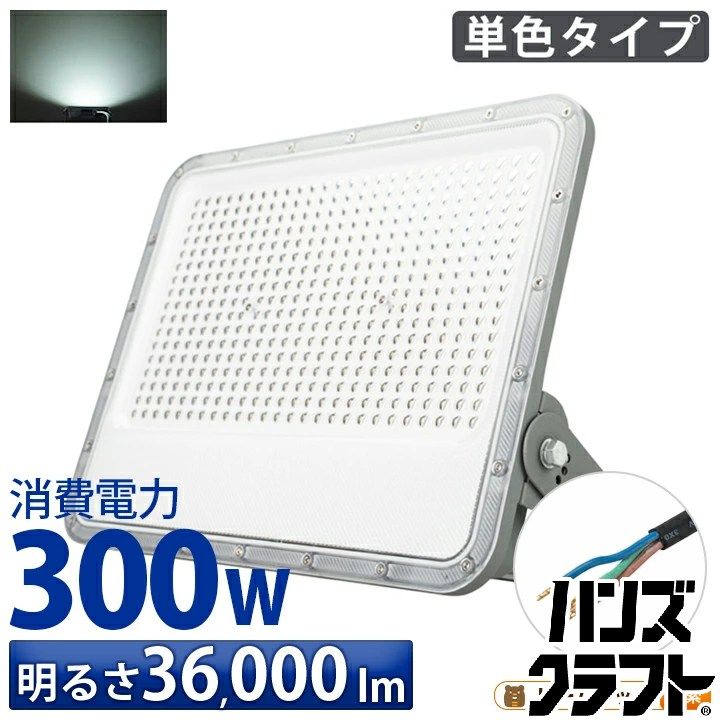 ●【送料無料】【保管未使用品】ビームテック LEW300B-SC LED投光器 AC100V 300W 昼光色 全光束:36000lm ※箱イタミ有 【ハンズクラフト久留米上津BP店】