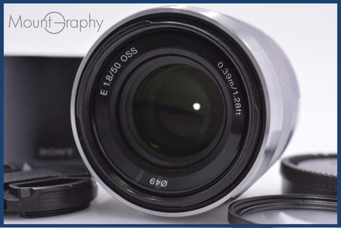 【動作保証】 ソニー SONY E 50mm F1.8 OSS 前後キャップ&レンズフィルター&フード付 同梱無料 #am7293 カメラ 【動作保証】 ソニー SONY E 50mm F1.8 OSS 前後キャップ