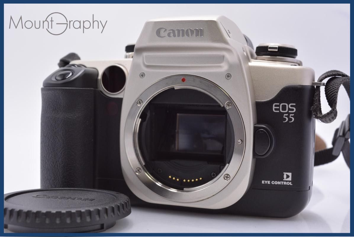 【動作保証】 キヤノン Canon EOS 55 ボディキャップ付属 同梱無料 #am7302