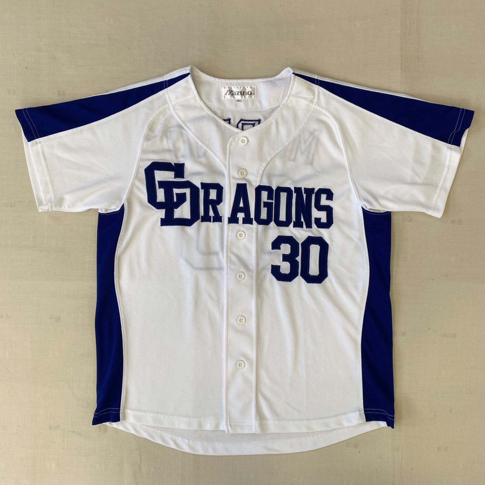 Dragons 中日ドラゴンズ ユニフォーム Mizuno ミズノ 森野将彦 30 NPB