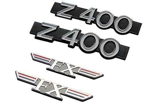 【426】 Z400FX サイドカバーエンブレム 1台分セット E1～ Z400FX-EMBLEMSET Z400FX-EMBLEMSETkk 8556e35a