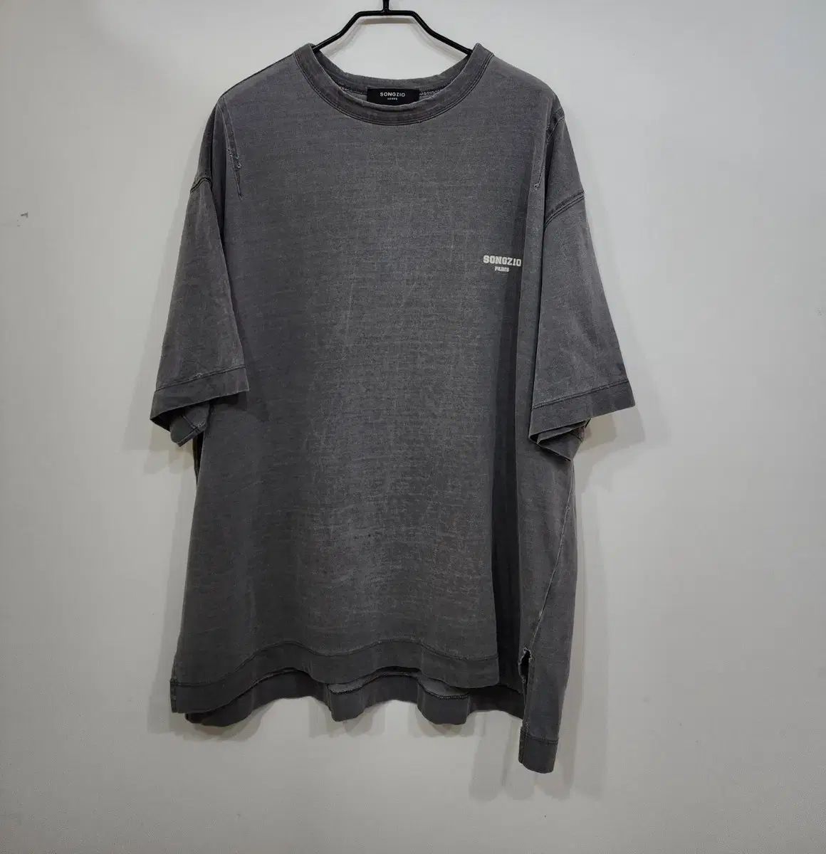 SONGZIO HOMME(ソンジオ・オム) PIGMENT ウォッシュ 半袖Tシャツ