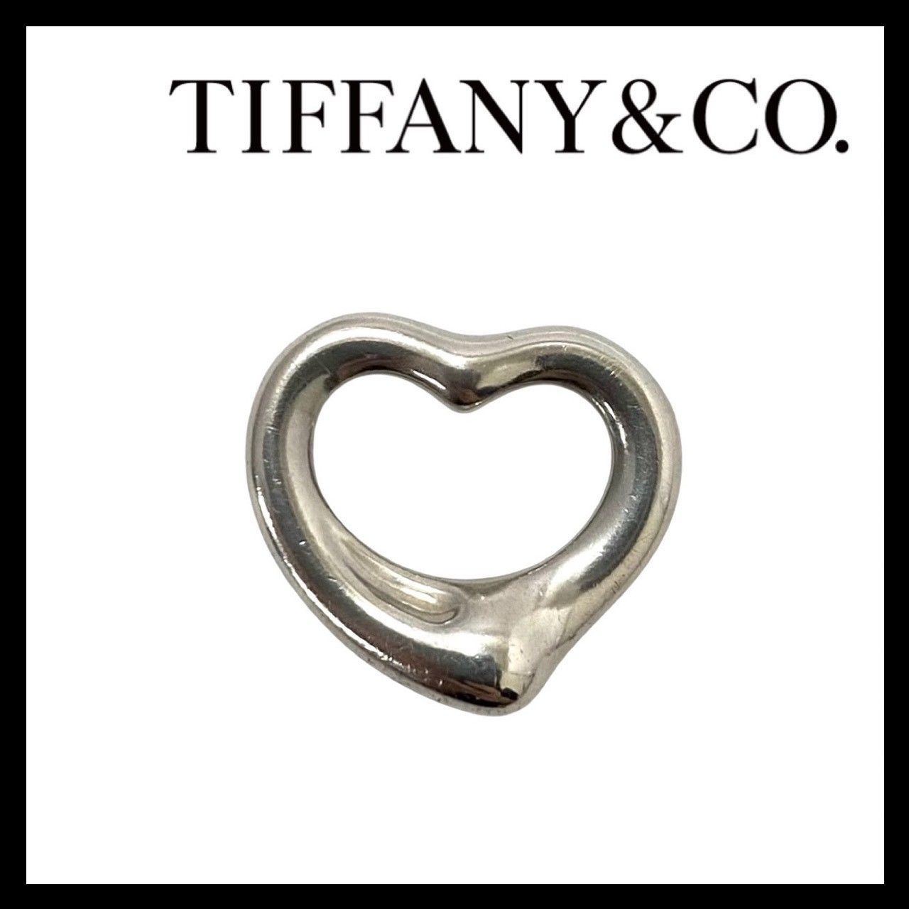 TIFFANY&Co.】オープンハート ペンダント トップ ELSA PERETTI/エルサ 