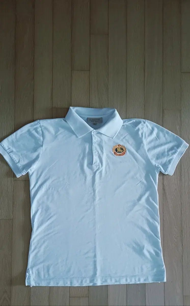 バーバリー 白 半袖 カラーTシャツ