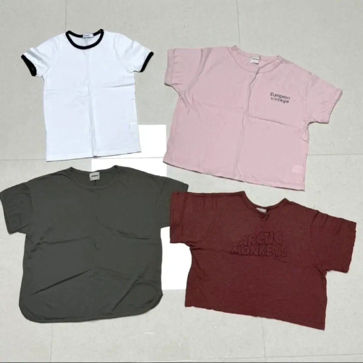 赤ちゃん半袖Tシャツ キッズ半袖Tシャツ 7枚まとめ 全て新品 s-mサイズ (
