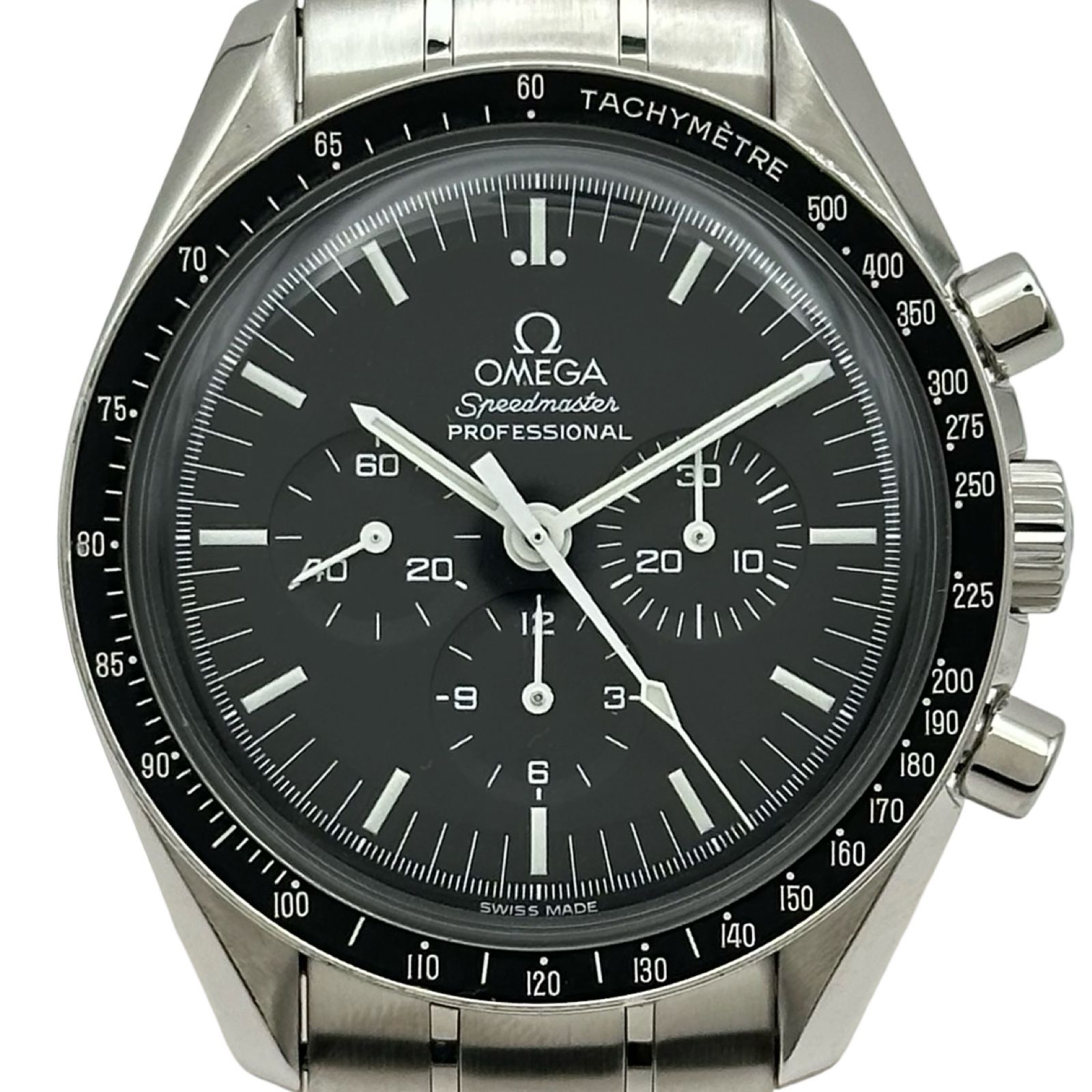 オメガ OMEGA スピードマスター プロフェッショナル 3572.50 ブラック ステンレススチール 手巻き メンズ 腕時計