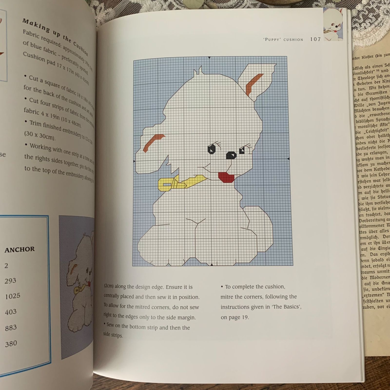 洋書 マーベル・ルーシー・アトウェル クロスステッチ 図案集 刺繍本