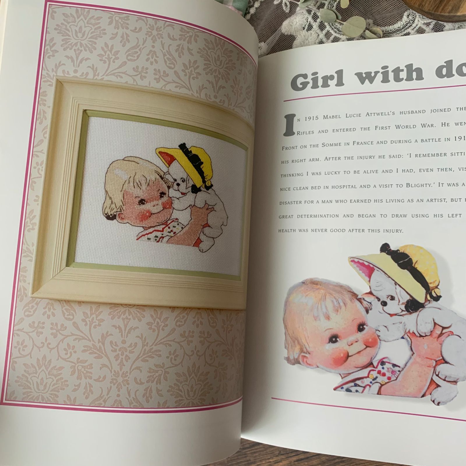 洋書 マーベル・ルーシー・アトウェル クロスステッチ 図案集 刺繍本