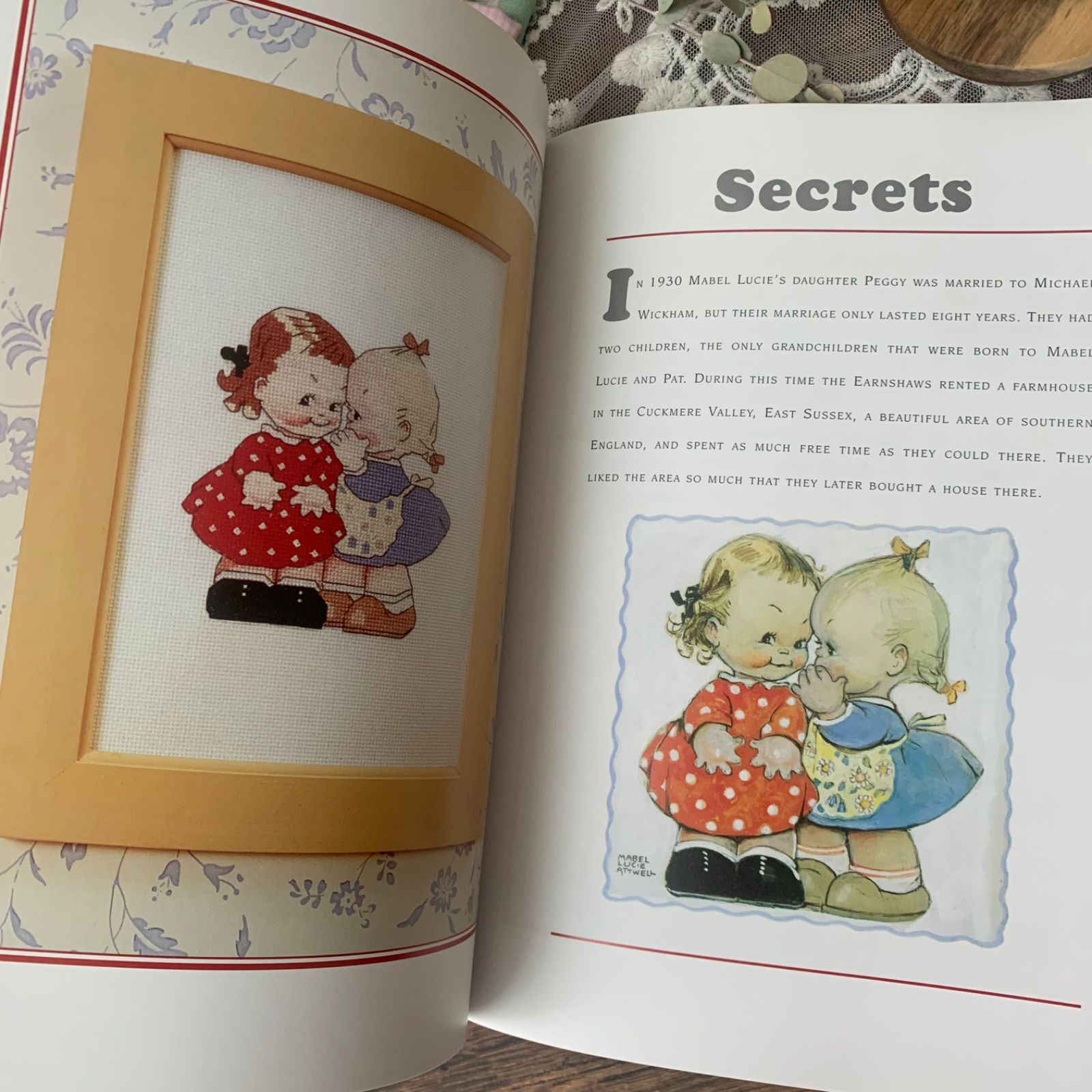 洋書 マーベル・ルーシー・アトウェル クロスステッチ 図案集 刺繍本