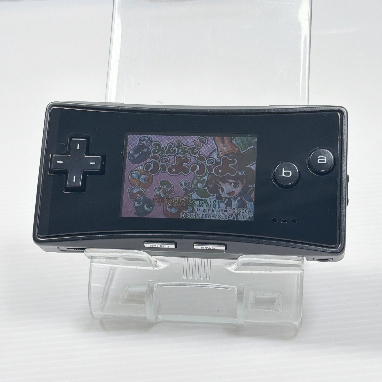 ゲームボーイミクロ ブラック 良品 純正ACアダプター付き レア 遊べる 