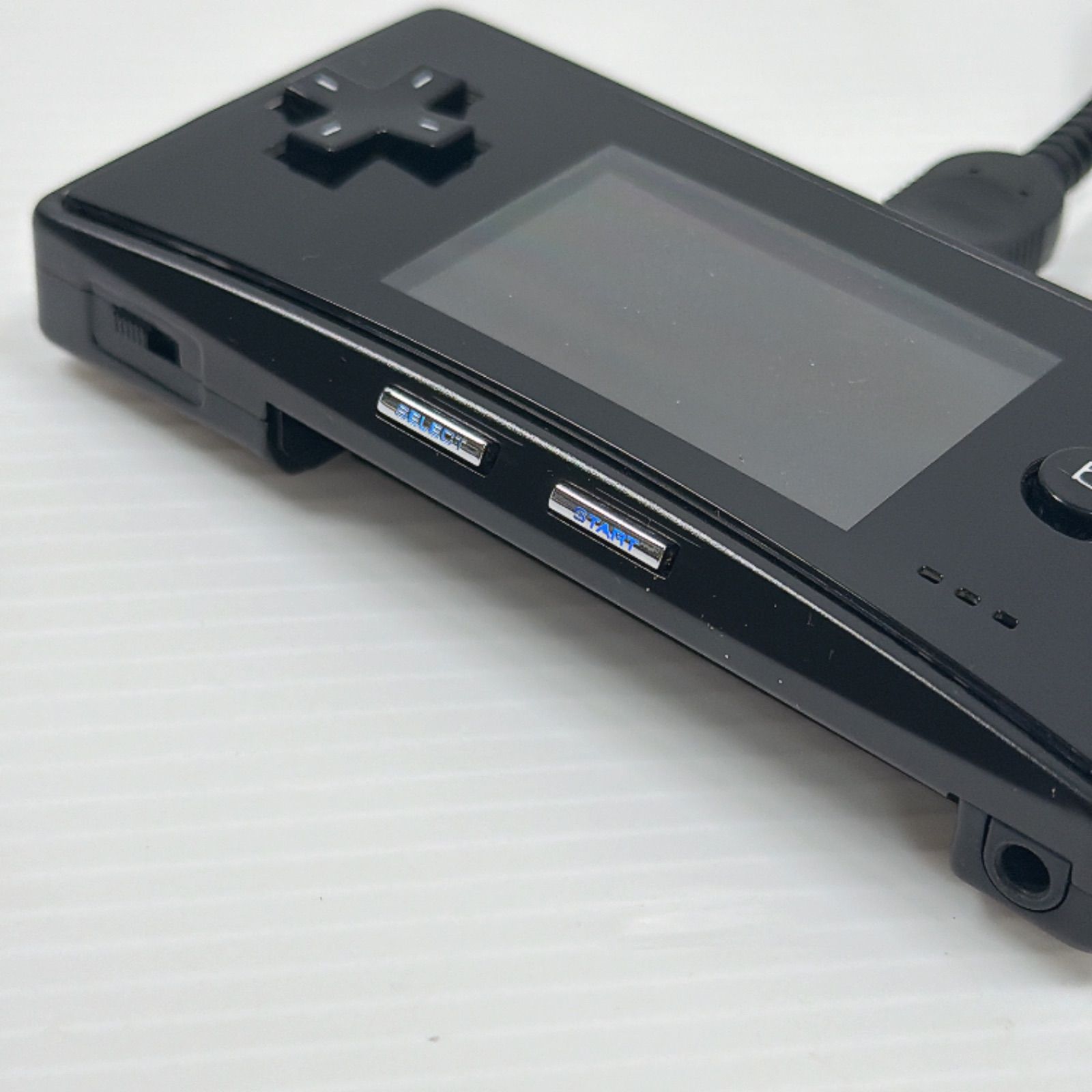 ゲームボーイミクロ ブラック 良品 純正ACアダプター付き レア 遊べる 