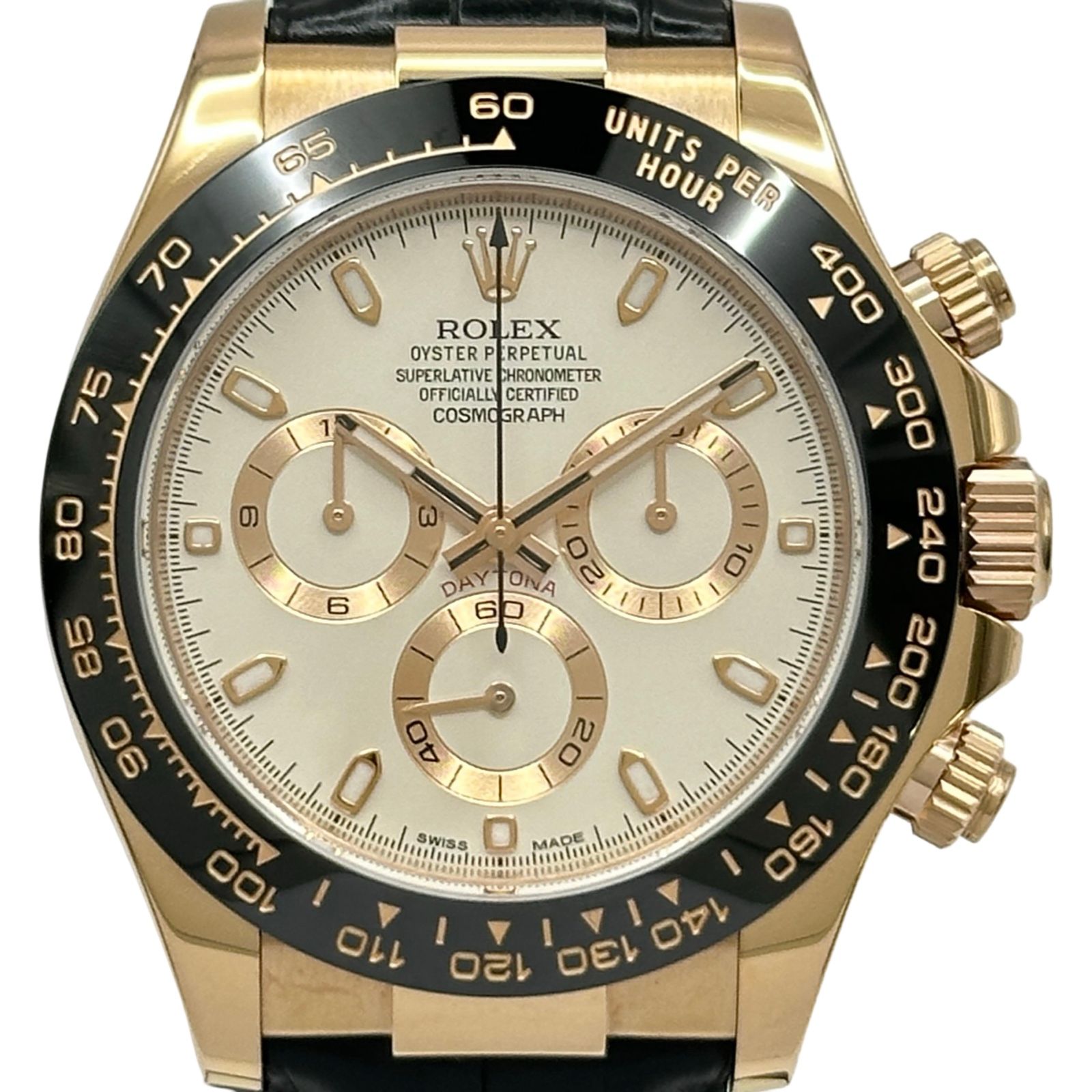 ロレックス ROLEX デイトナ 116515LN アイボリー ゴールド 自動巻き メンズ 腕時計