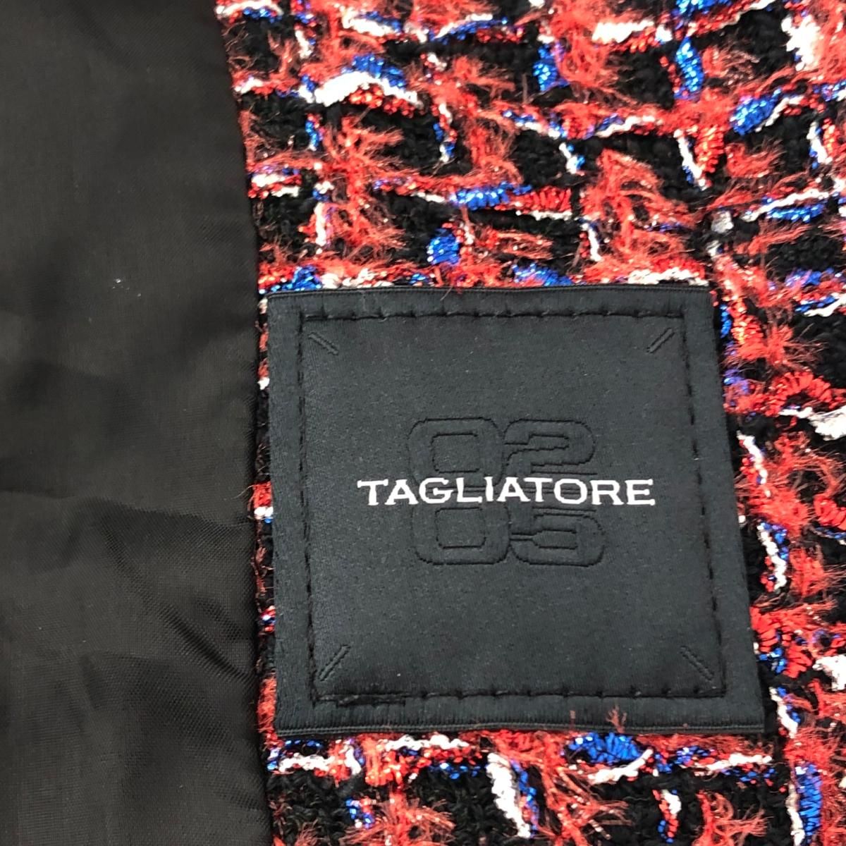 TAGLIATORE タリアトーレ ツイードジャケット サイズ:40 銀ボタン