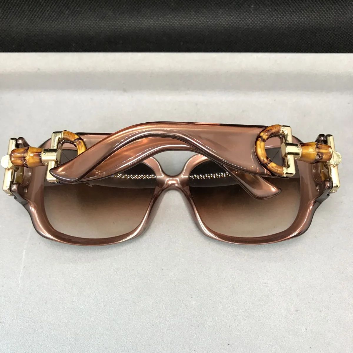 GUCCI[グッチ]サングラス GG0546SK ブラウン |メルカリ限定 希少 GUCCI グッチ サングラス GG2969/S ホースビット バンブー クリア