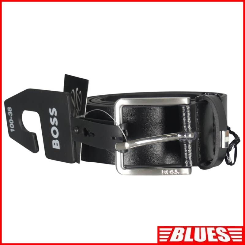 未使用 HUGO BOSS ヒューゴボス ベルト シルバーバックル 100/38 