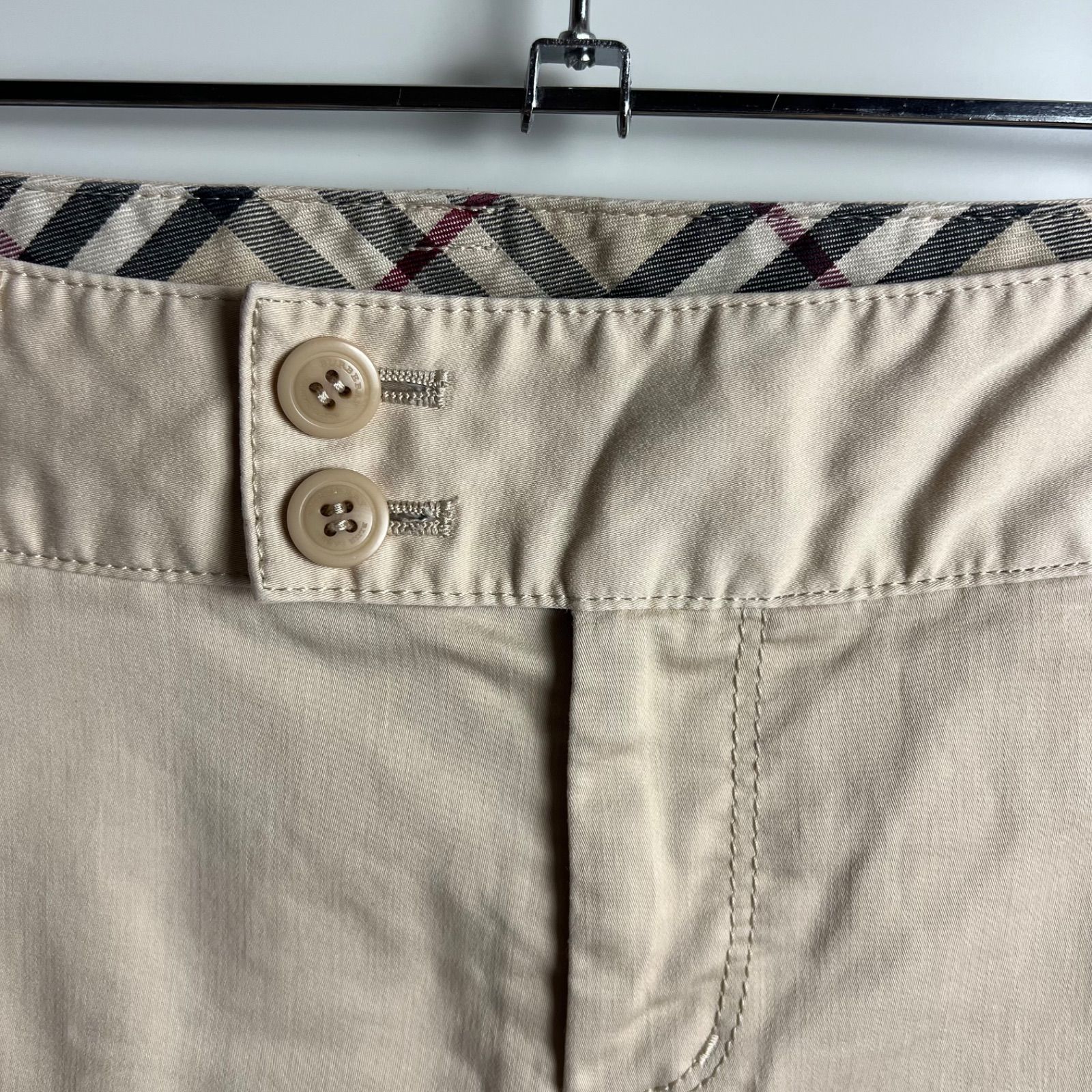 BURBERRY BLUE LABEL 00s y2k archive capri pants 36 バーバリー