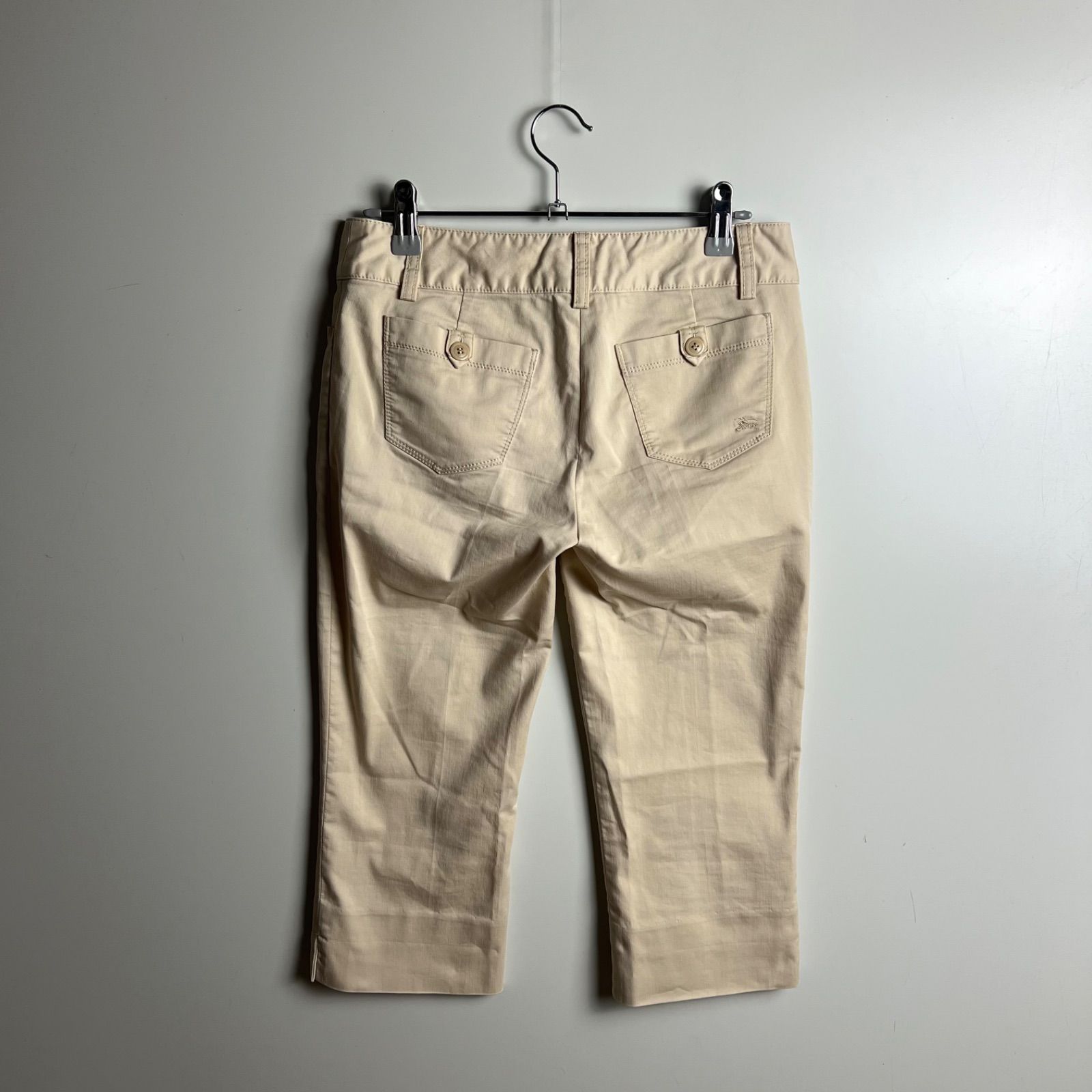 BURBERRY BLUE LABEL 00s y2k archive capri pants 36 バーバリー