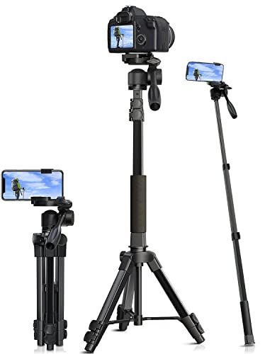 【新品】三脚 カメラ ビデオカメラ スマホ 一脚可変式 一眼レフ 7段階伸縮 ミニ コンパクト 軽量 3WAY雲台 360回転 収納袋付き 旅行用 持ち運びに便利 258 914c4b46