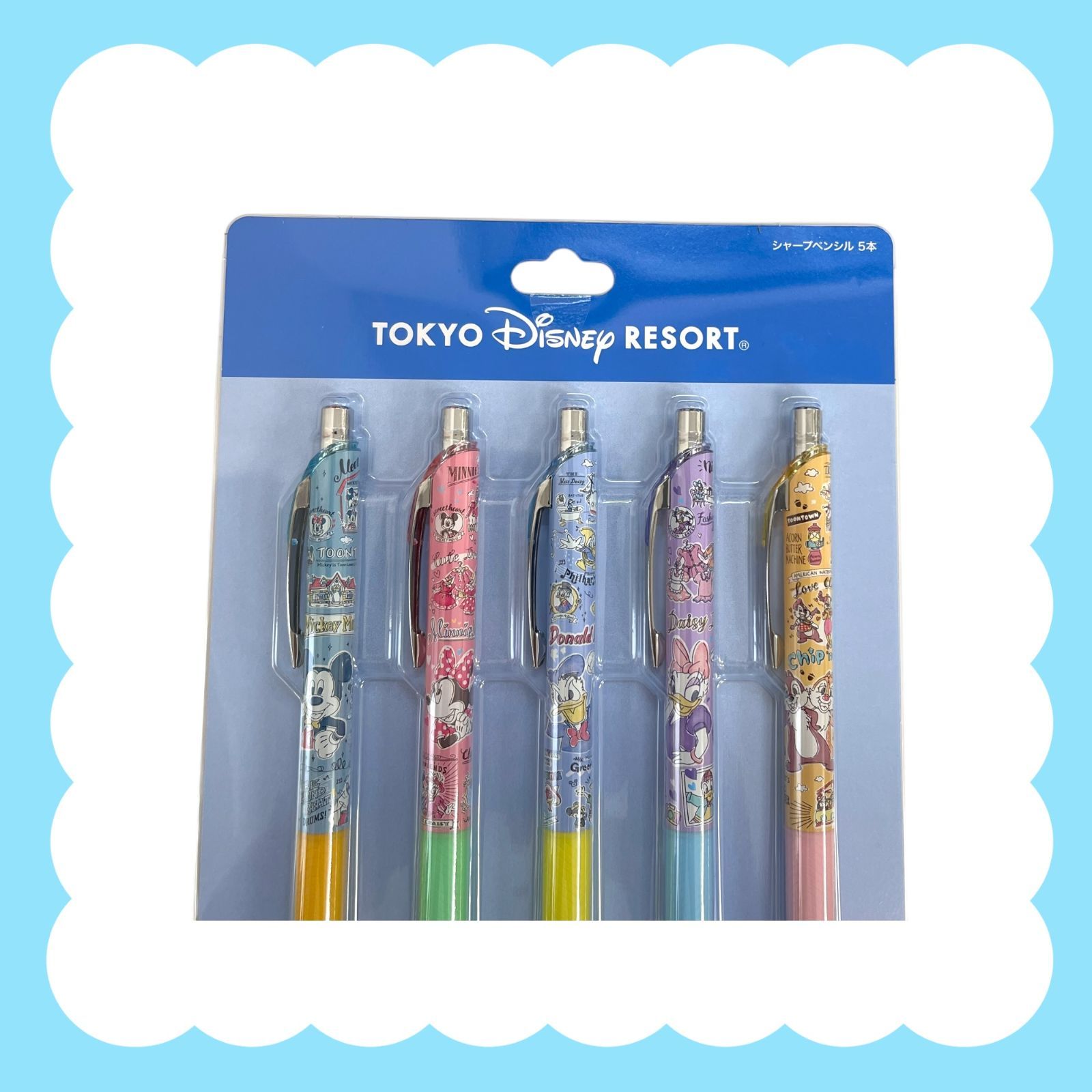 東京ディズニーリゾート＊スイーツボールペン＊5本セット＊レア ディズニー ボールペン 5本セット【ミッキー＆フレンズ】東京