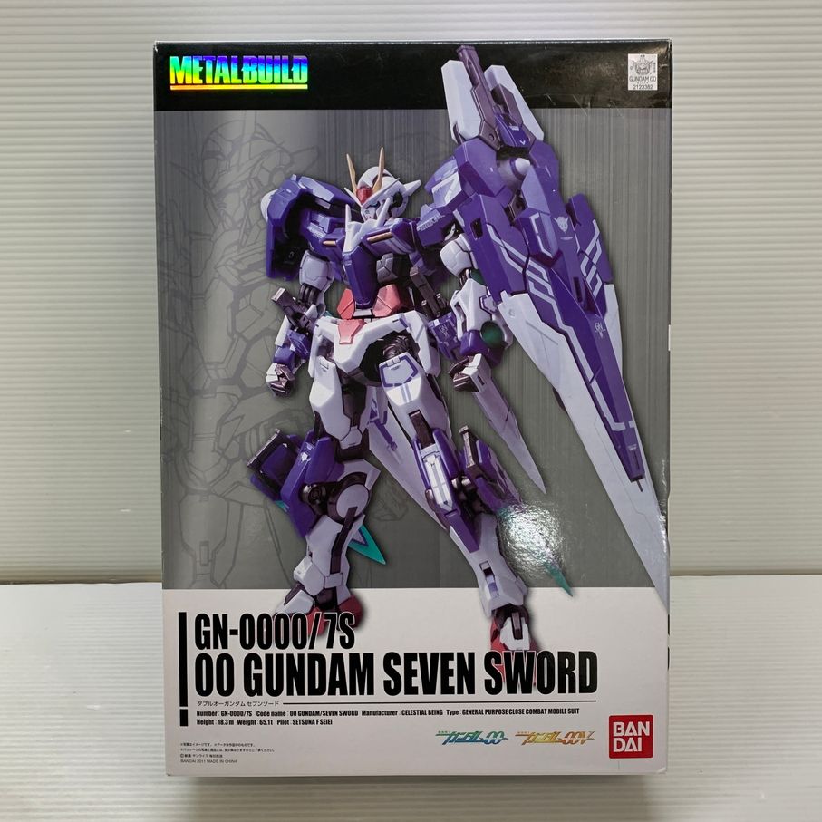 【中古品】 METAL BUILD GN-0000 7S ダブルオーガンダム セブンソード プラモデル ガンプラ バンダイ 【056-260529-em-08-min】