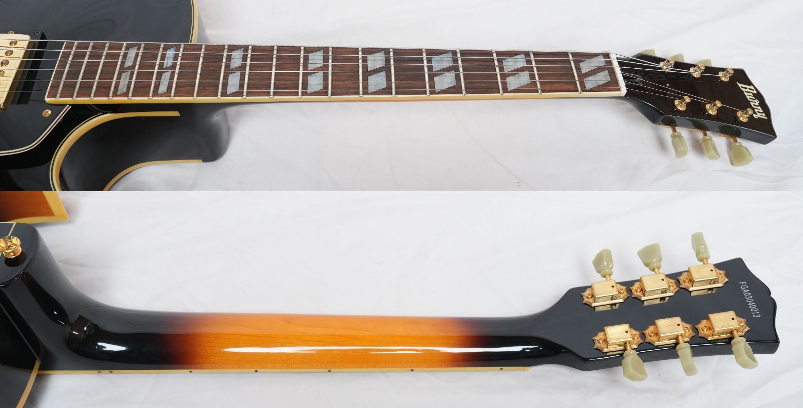 ☆BURNY RFA-65 Sunburst フルアコモデル ジャズギター 2003年製 美品