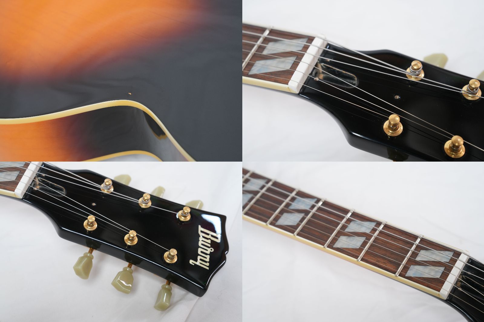 ☆BURNY RFA-65 Sunburst フルアコモデル ジャズギター 2003年製 美品