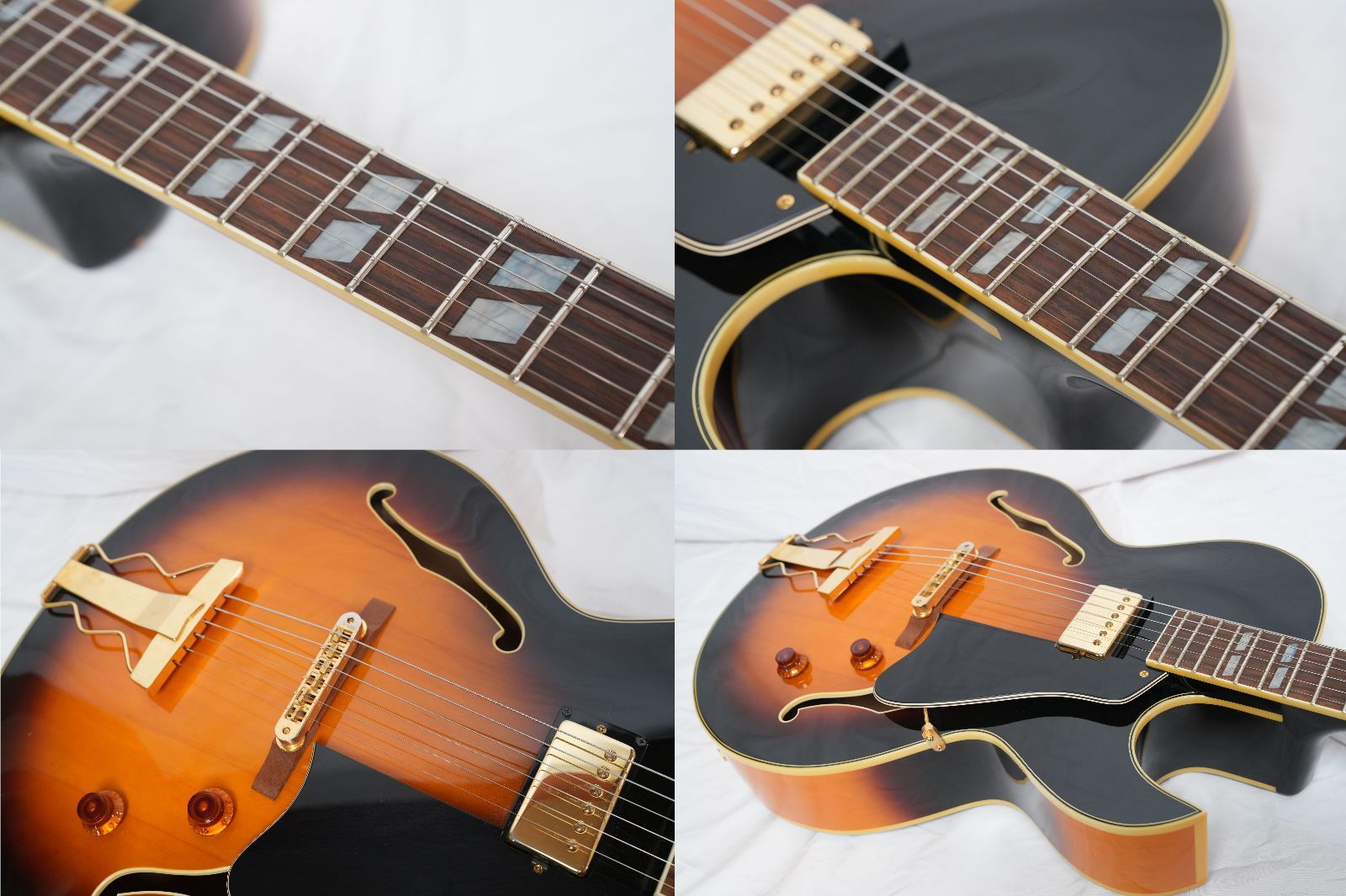 ☆BURNY RFA-65 Sunburst フルアコモデル ジャズギター 2003年製 美品