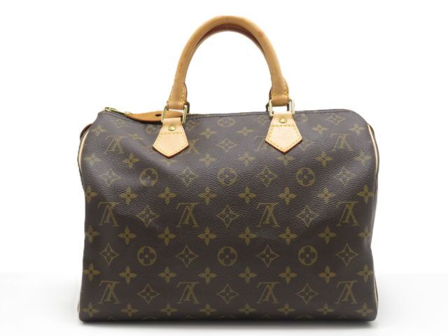 LOUIS VUITTON ルイ・ヴィトン バッグ スピーディ30 モノグラム ﾊﾞｯｸﾞ M41526 ハンドバッグ PVC ブラウン レディース【中古】