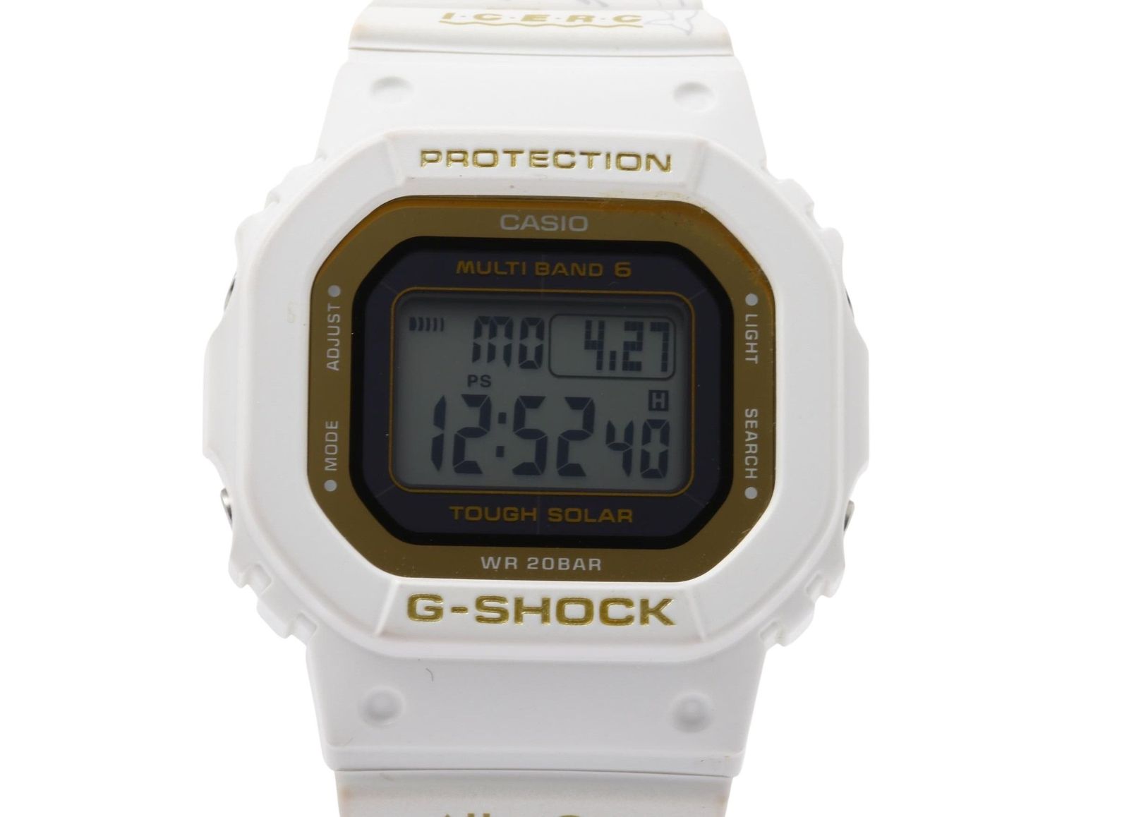 CASIO カシオ 腕時計 G SHOCK ジーショック Love The Sea And The Earth GMD-W5601K-7JR ホワイト系 樹脂 × SS ユニセックス ICERC Japan コラボ 30周年記念モデル イルク