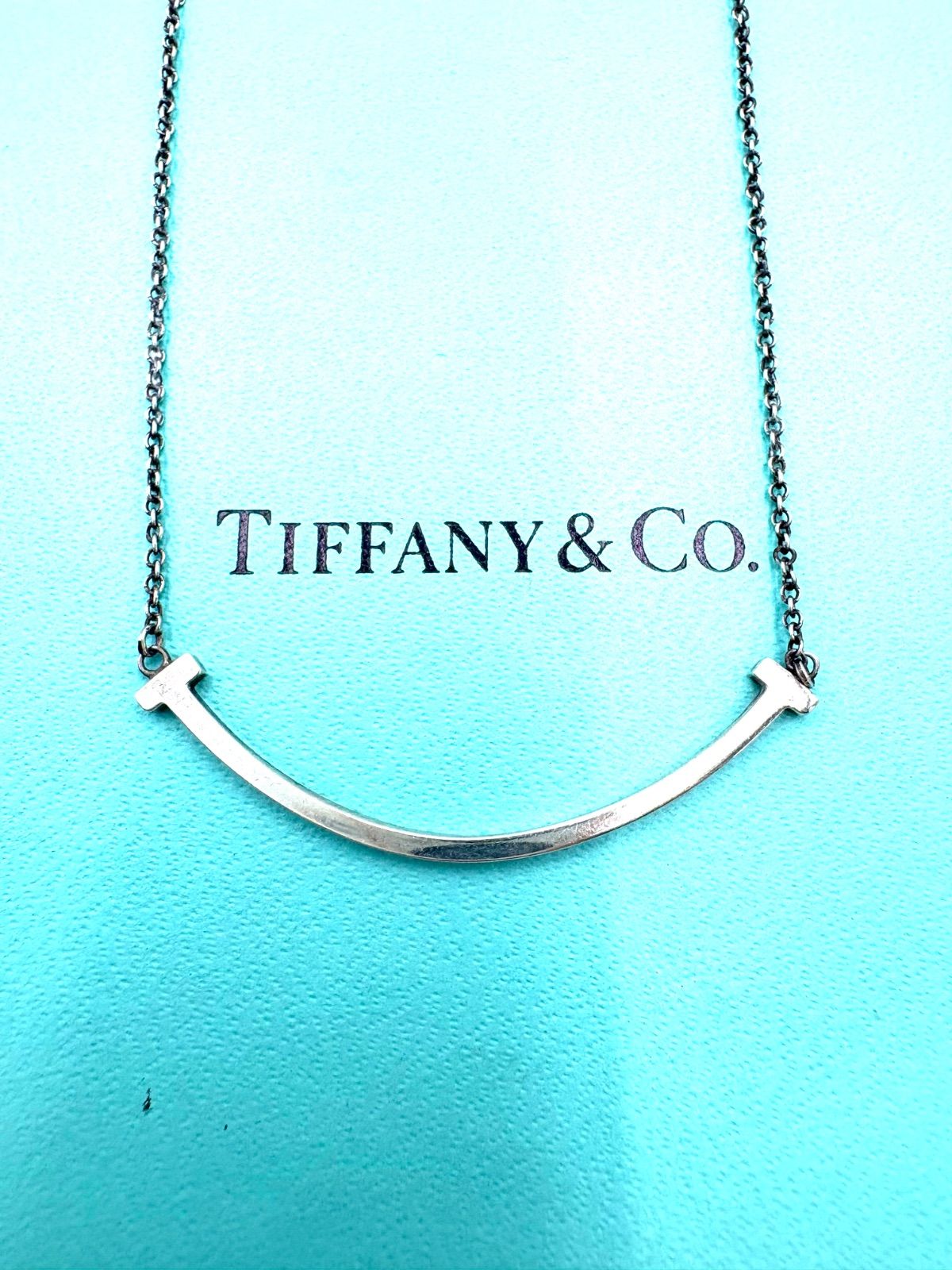 TIFFANY&Co. ティファニー Tスマイル スマイル スモール ネックレス