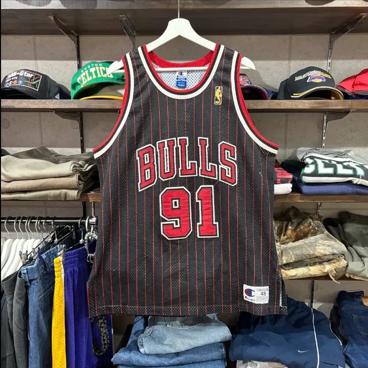 Chicago Bulls / Dennis Rodman #91 / Champion Replica Jersey